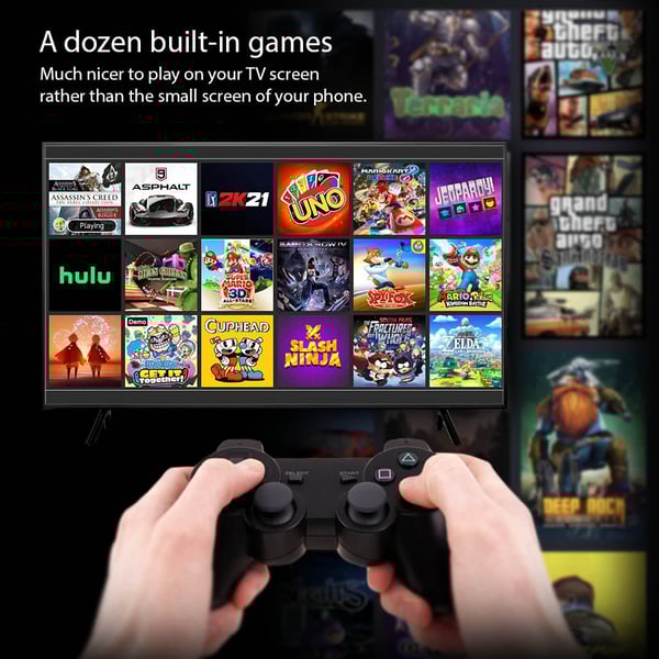 TK HackerTec ViewBliss™ TV-Streaming-Gerät – Einfacher, kostenloser Zugriff auf alle Kanäle und Spiele – Keine monatlichen Gebühren