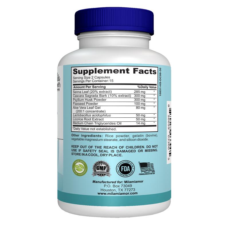 15 Day Cleanse - Gut and Colon Support | Advanced Formula with Fiber | Made in USA