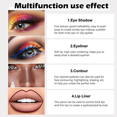 🔥Long Lasting Waterproof Eyeliner Pencil Fashion Eye Makeup Cosmetics
