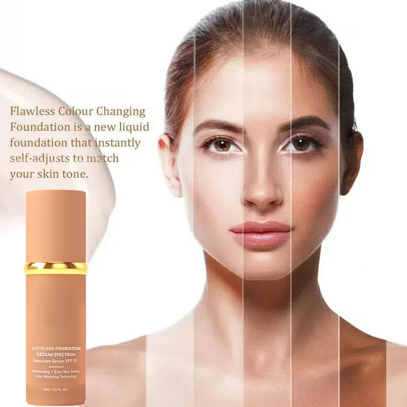 🔥Das heißeste Produkt von TikTok🔥 Feuchtigkeitsspendende 4-in-1-Concealer-Foundation – bionische Farbveränderung im mittleren Spektrum, langanhaltendes Make-up