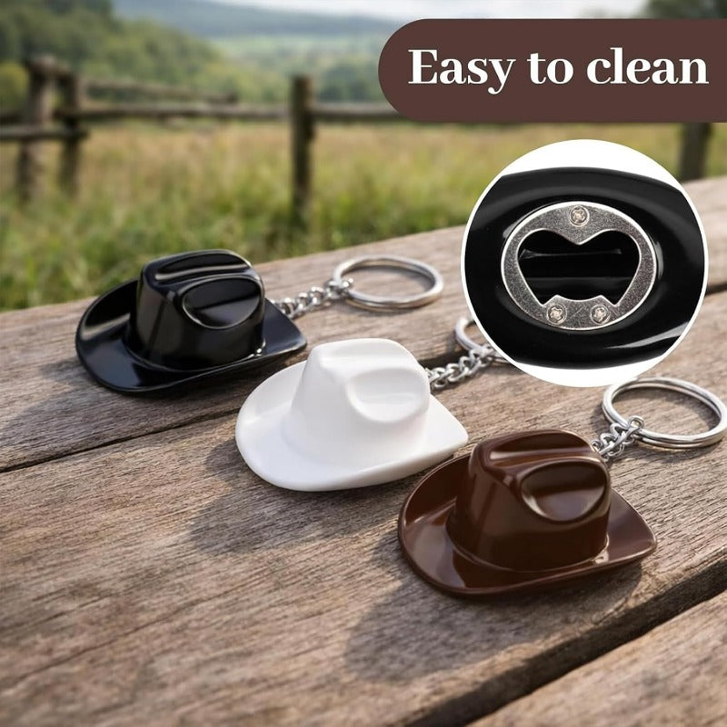 Cowboy Hat Keychain Opener