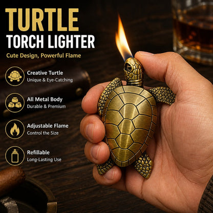 Retro Metal Turtle Lighter