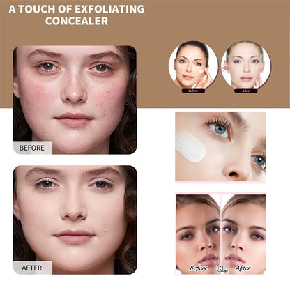 🔥Das heißeste Produkt von TikTok🔥 Feuchtigkeitsspendende 4-in-1-Concealer-Foundation – bionische Farbveränderung im mittleren Spektrum, langanhaltendes Make-up