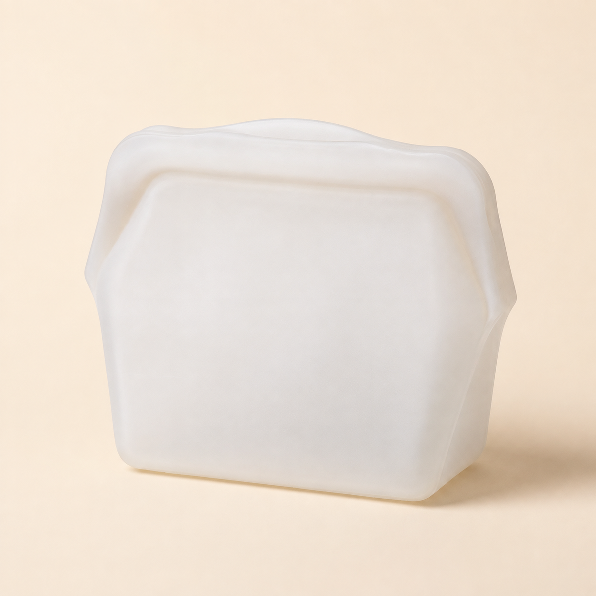 Stand-Up Food-Grade Silicone Storage Bag, 4-Cup