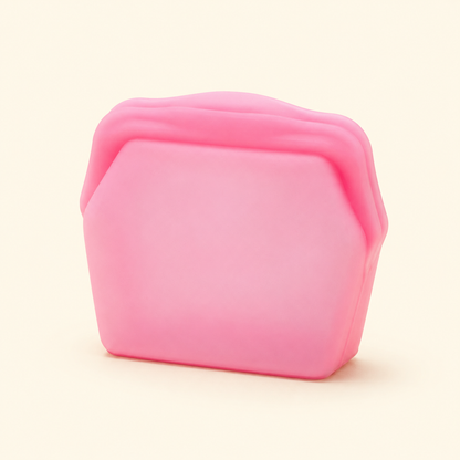 Stand-Up Food-Grade Silicone Storage Bag, 4-Cup