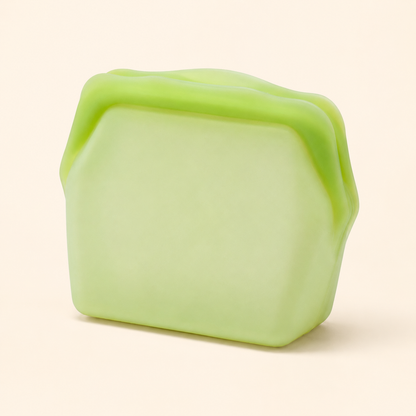 Stand-Up Food-Grade Silicone Storage Bag, 4-Cup