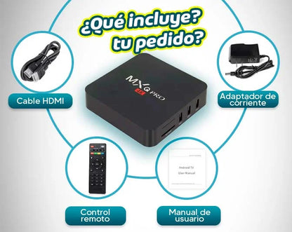 HD Smart TV Box - No need to recharge, direct connection to the Internet to watch all channels without restrictions