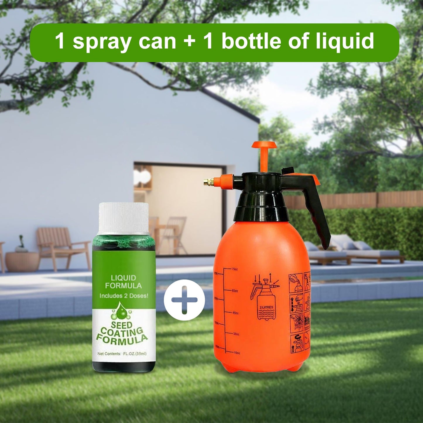 🔥Last Day 70% OFF🌱Hydro Seeding Lawn Solution