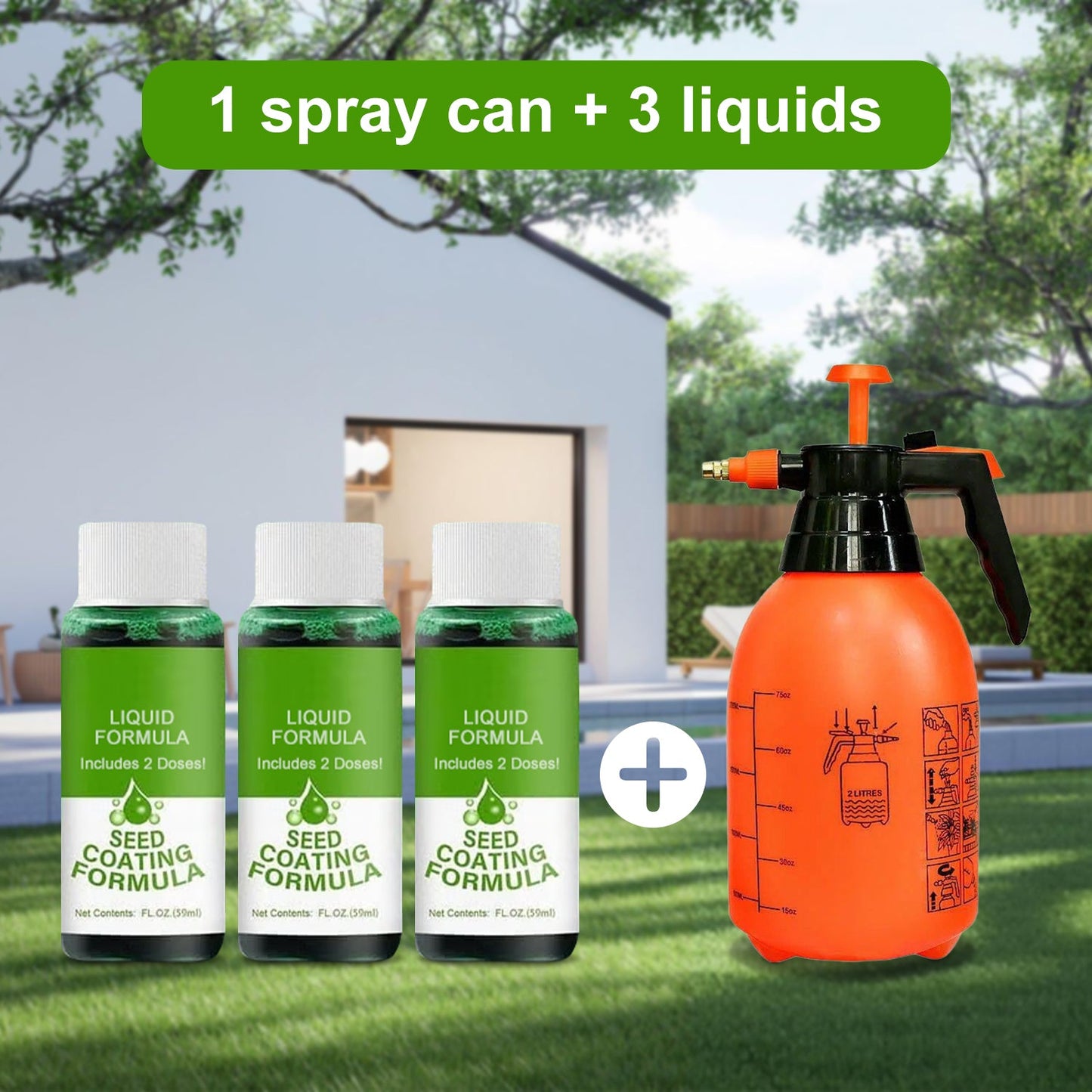 🔥Last Day 70% OFF🌱Hydro Seeding Lawn Solution