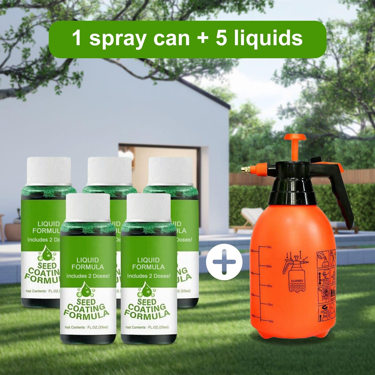 🔥Last Day 70% OFF🌱Hydro Seeding Lawn Solution