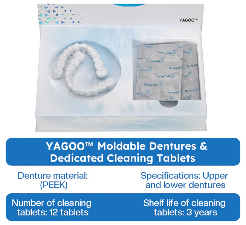 Official Store | Moldable Dentures🧑🏽‍⚕️Obtain American Dental Association (ADA) Certification ✅
