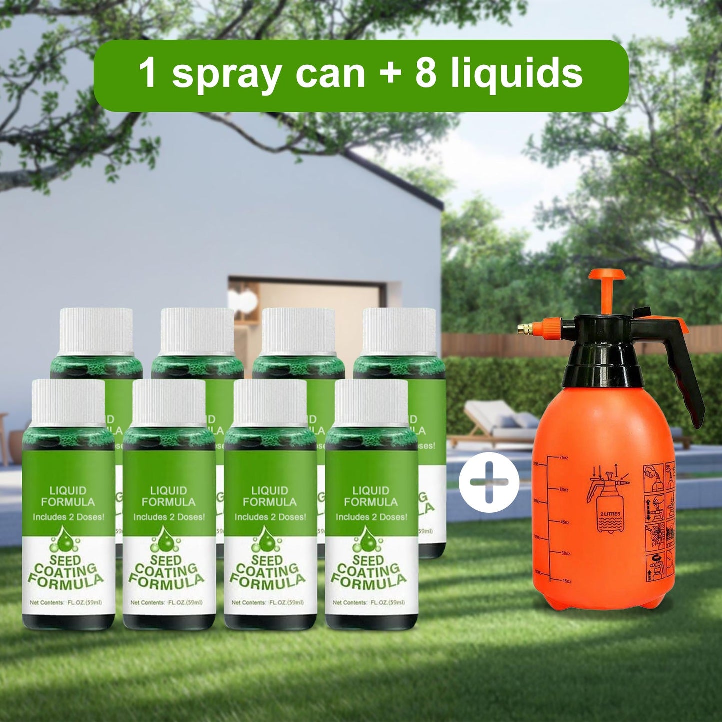 🔥Last Day 70% OFF🌱Hydro Seeding Lawn Solution