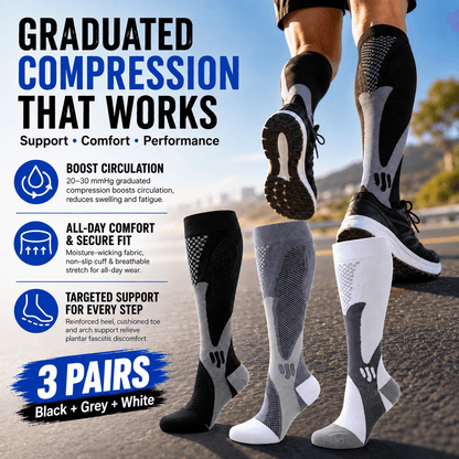 Boost Circulation Compression Socks