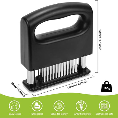 48-Blade Stainless Meat Tenderizer