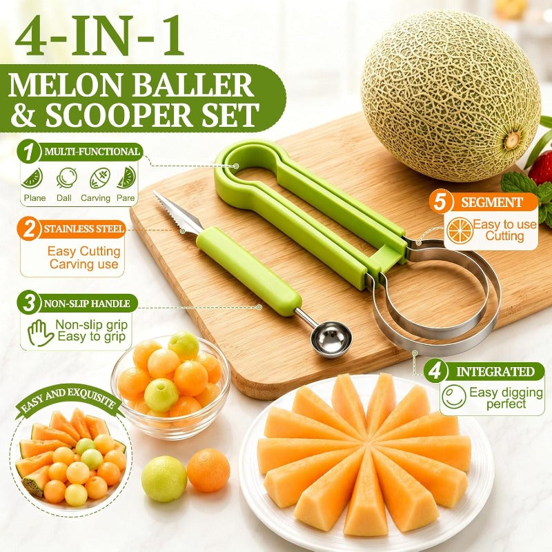 4-in-1 Fruit Carving Set