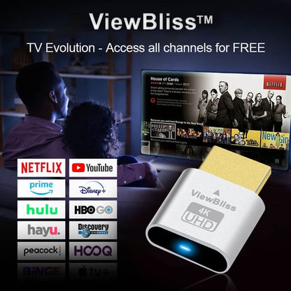 TK HackerTec ViewBliss™ TV-Streaming-Gerät – Einfacher, kostenloser Zugriff auf alle Kanäle und Spiele – Keine monatlichen Gebühren