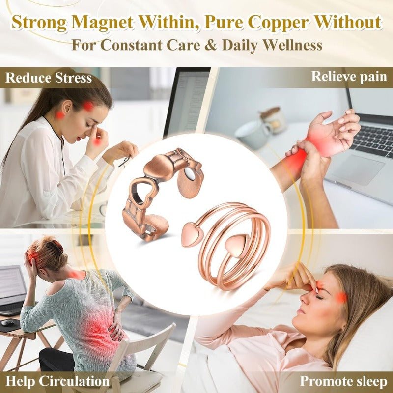 Pure Copper Magnetic Wellness Ring