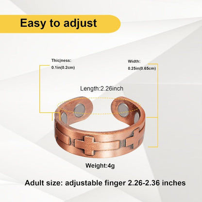Adjustable Magnetic Wellness Ring