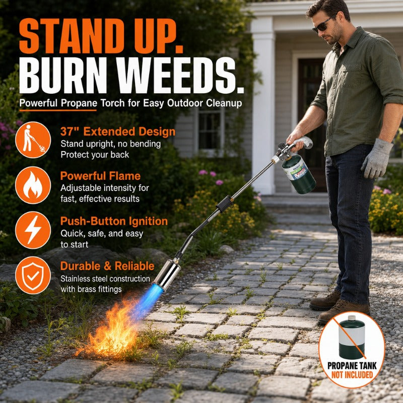 High Output Propane Weed Burner