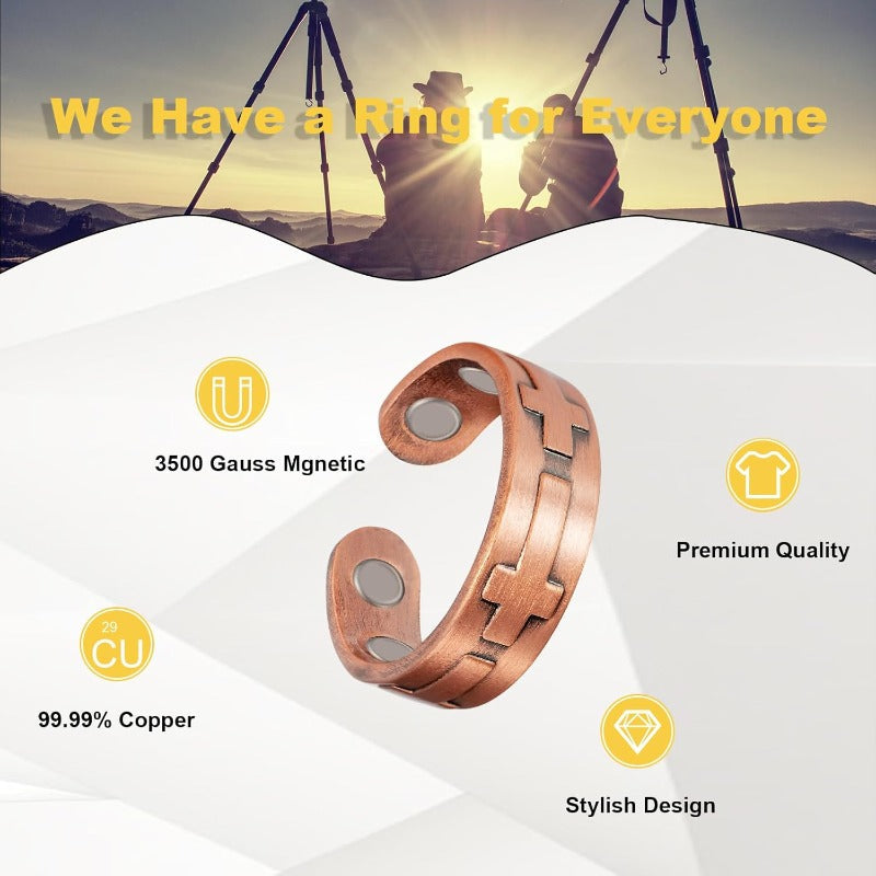 Adjustable Magnetic Wellness Ring