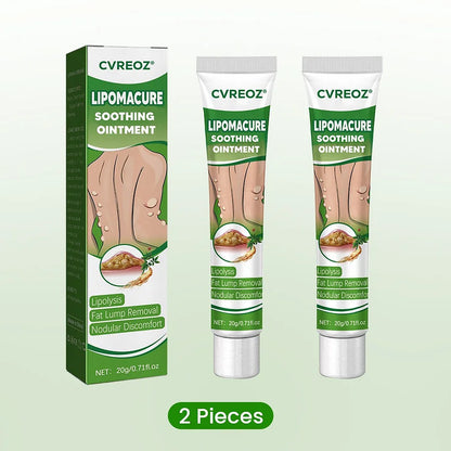Cvreoz® Soothing Ointment behandelt Lipome problemlos und erzielt innerhalb von 2 Wochen eine deutliche Verbesserung