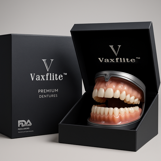 🌟 Vaxflite™ – In Deutschland maßgefertigte Zahnprothesen, die sich so natürlich anfühlen, wie sie aussehen👩‍🔬