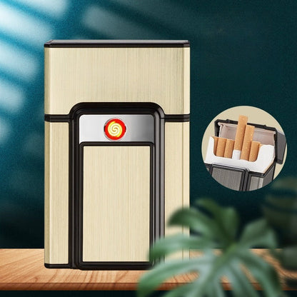 2-in-1 Cigarette Case Lighter