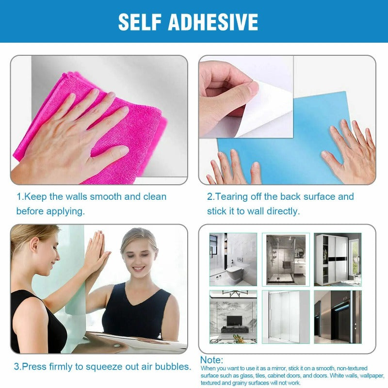 Cut To Size Adhesive Mirror