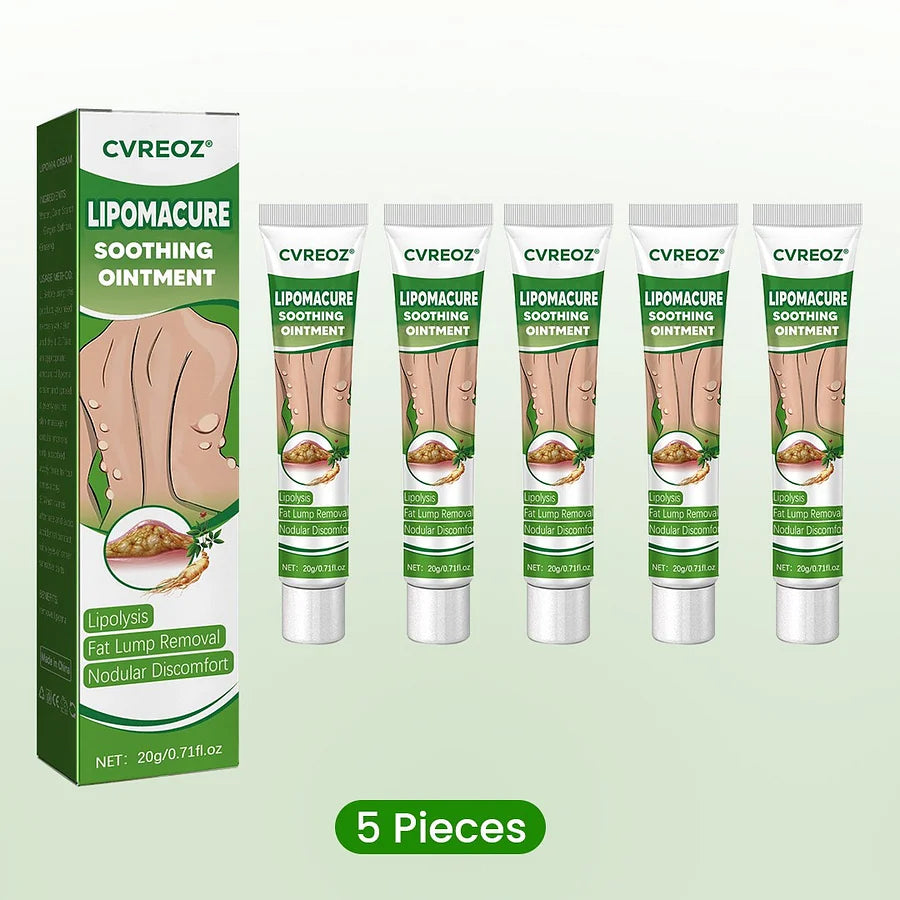 Cvreoz® Soothing Ointment behandelt Lipome problemlos und erzielt innerhalb von 2 Wochen eine deutliche Verbesserung