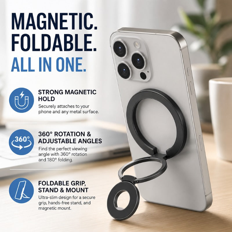 3-in-1 Magnetic Grip Stand