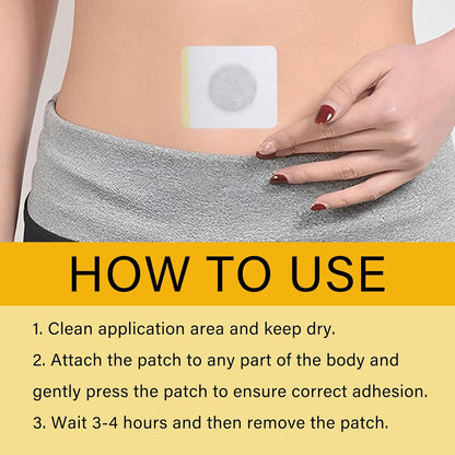 Bee Venom Lymphatic Drainage Slimming Patches, Bee Venom Plasters, Bee Venom Lymphatic Drainage Slimming Patch, Detox Slimming Patch, Suitable for People of All Ages (Pack of 3)
