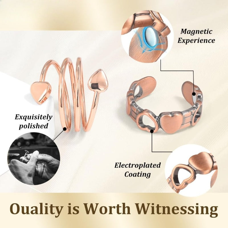 Pure Copper Magnetic Wellness Ring
