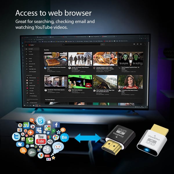 TK HackerTec ViewBliss™ TV-Streaming-Gerät – Einfacher, kostenloser Zugriff auf alle Kanäle und Spiele – Keine monatlichen Gebühren