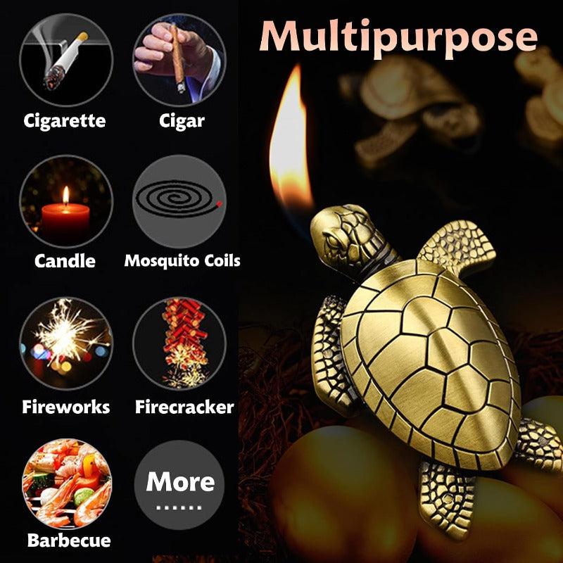 Retro Metal Turtle Lighter