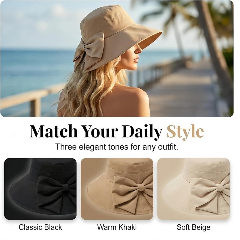 Elegant Bow Sun Hat