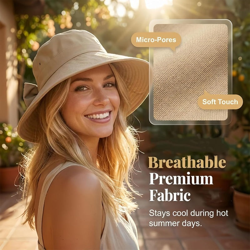 Elegant Bow Sun Hat