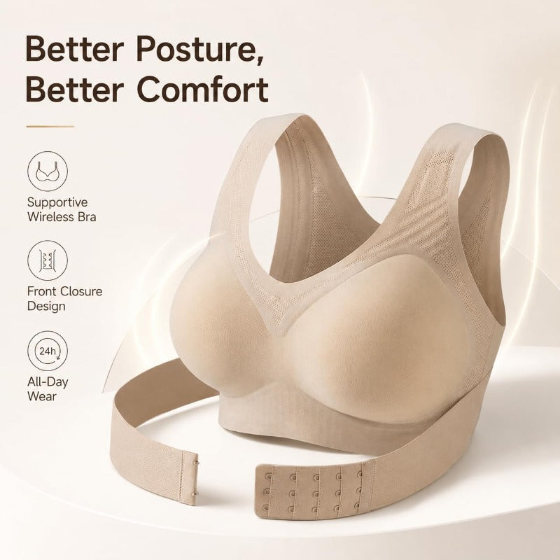 Front-Closure Posture Bra