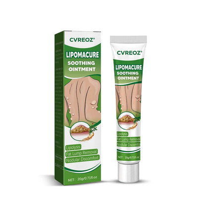 Cvreoz® Soothing Ointment behandelt Lipome problemlos und erzielt innerhalb von 2 Wochen eine deutliche Verbesserung