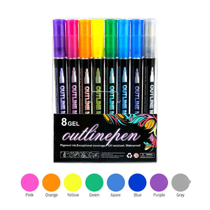 Outline Marker Pen Set