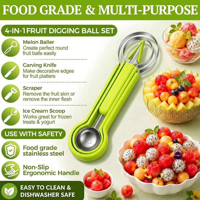 4-in-1 Fruit Carving Set