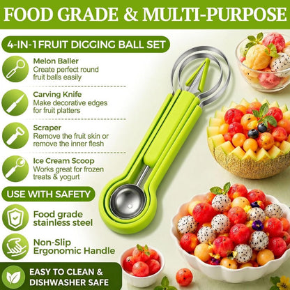 4-in-1 Fruit Carving Set