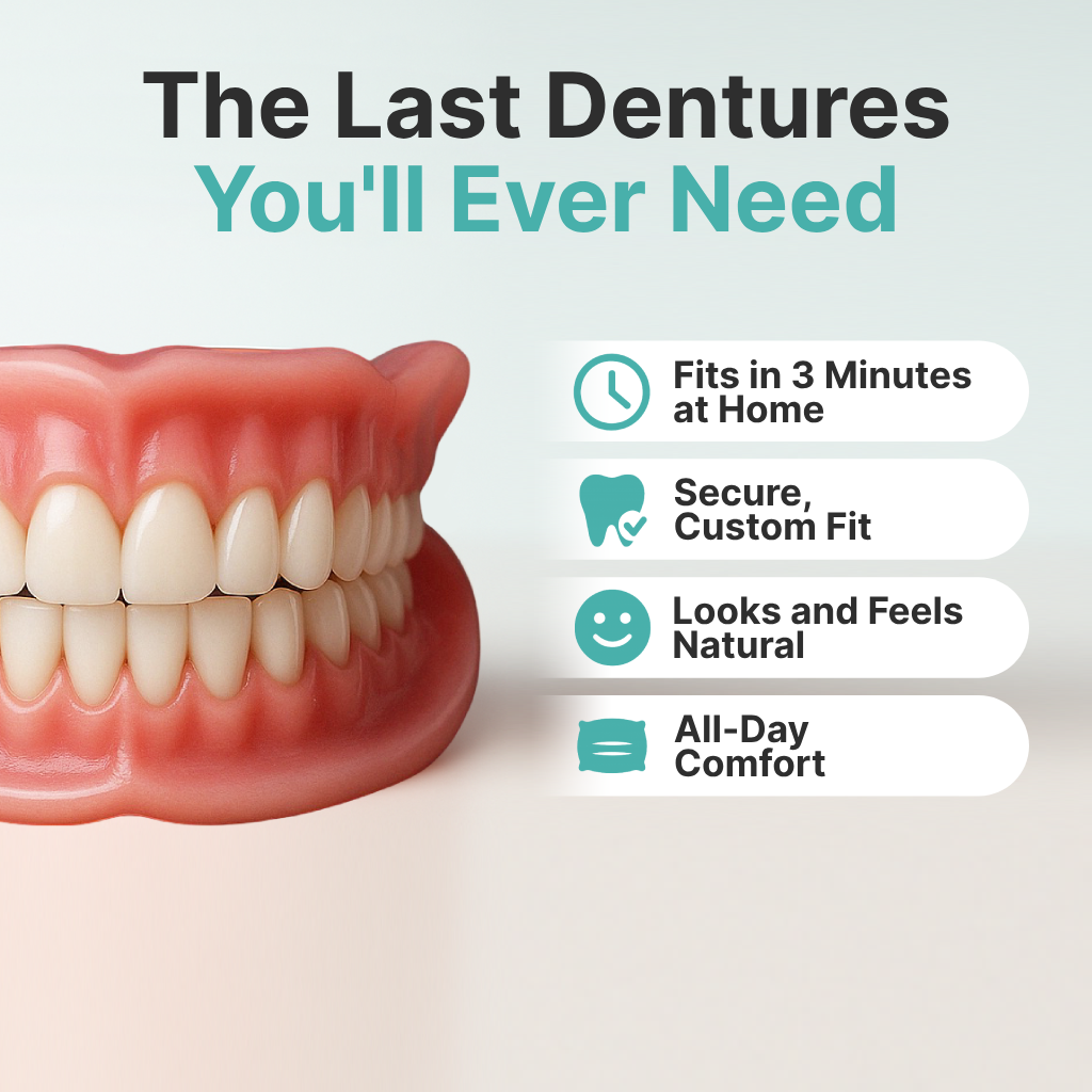 🌎Ends Today: 70% OFF! ⏰Wishtint™ Medical Full Denture with Strong Suctiond🦷Obtain American Dental Association (ADA) Certification