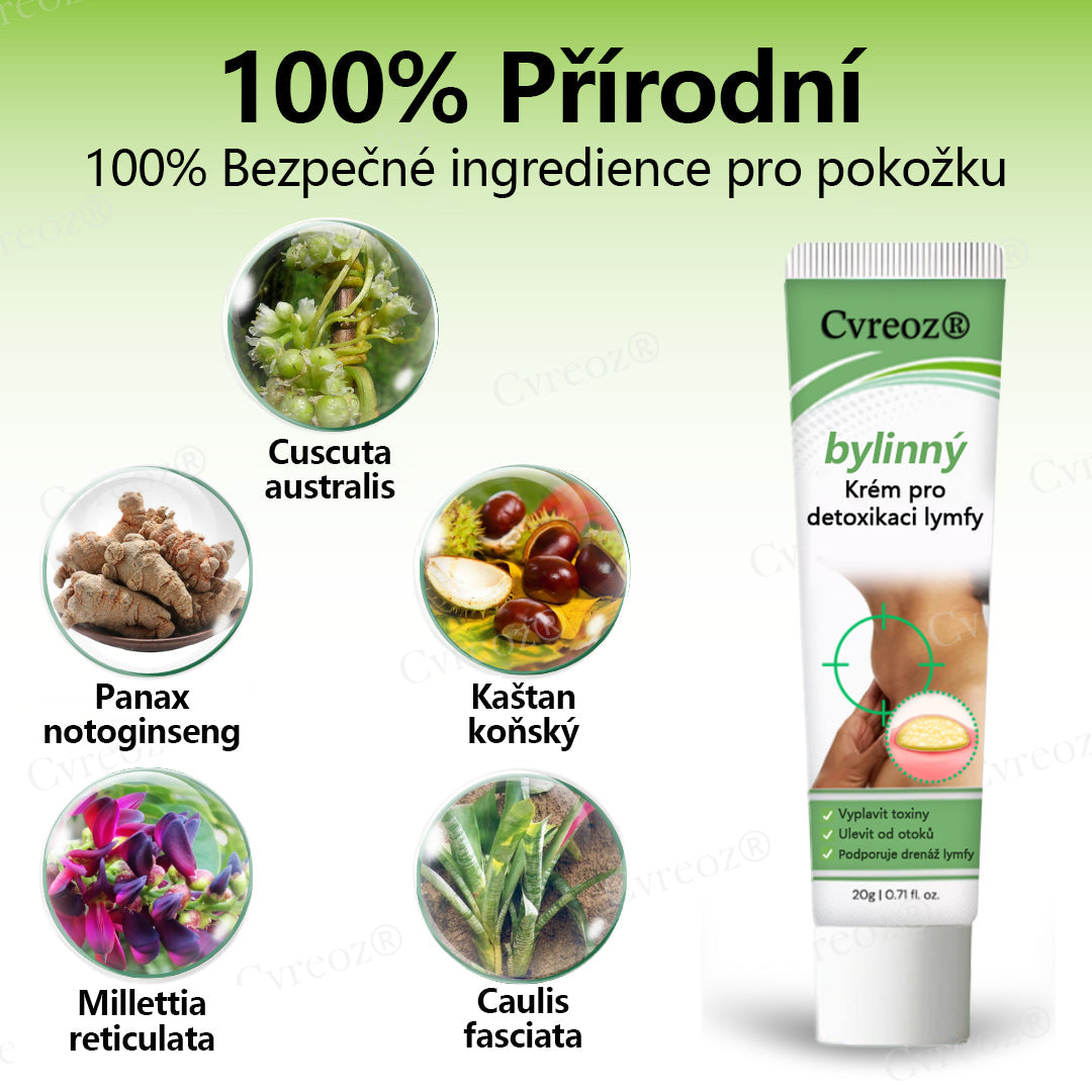 Cvreoz® Kräuter-Lymph-Entgiftungscreme schützt Ihre Gesundheit