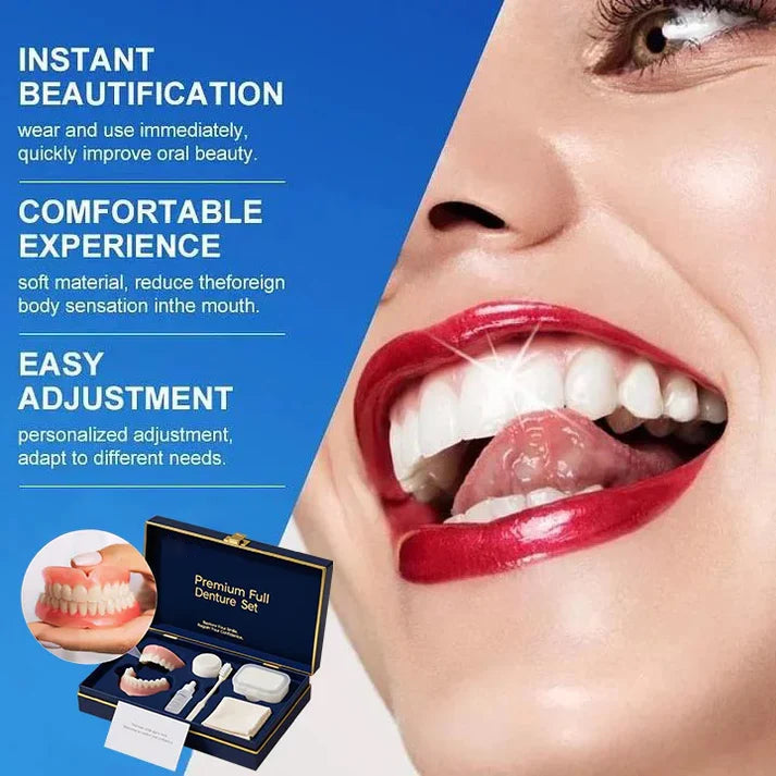 Ends Today: 45% OFF! WISHTINT™ Custom-Fit Full Functional DenturesMake you more confident (Brand-new upgraded packaging)