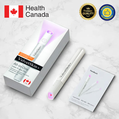 DedMuller®VelvetSkin+ Integrated laser eraser (powered by CO₂ laser technology - effectively removes moles, warts, skin labels, pigmentation spots and other skin defects)