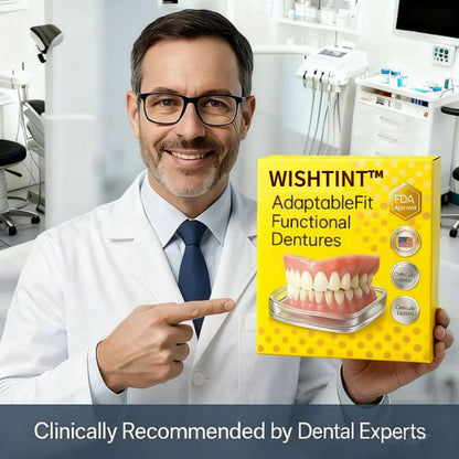 🌎Ends Today: 70% OFF! ⏰WISHTINT™Medical Full Denture with Strong Suctiond