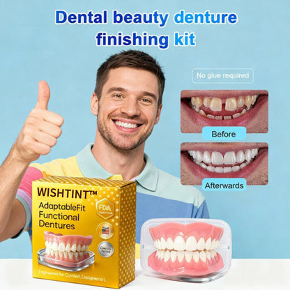 🌎Ends Today: 70% OFF! ⏰WISHTINT™Medical Full Denture with Strong Suctiond