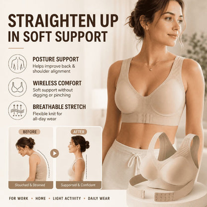 Front-Closure Posture Bra