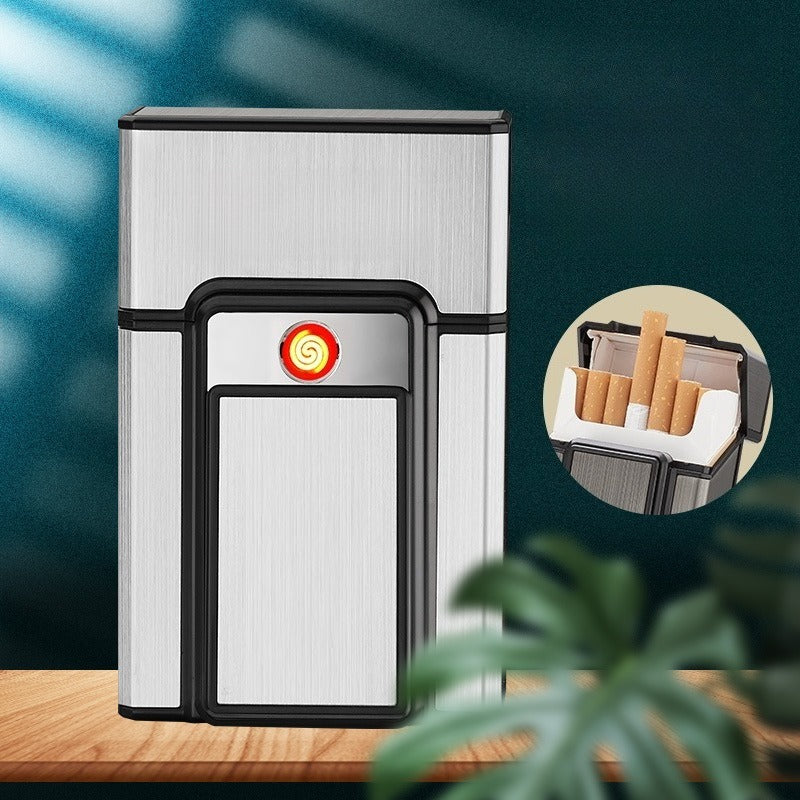 2-in-1 Cigarette Case Lighter
