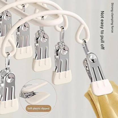 Compact 20-Clip Drying Rack